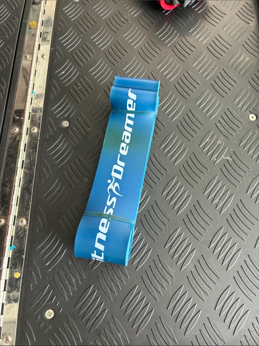 Fitness Dreamer Blue Resistance Loop Band exercise